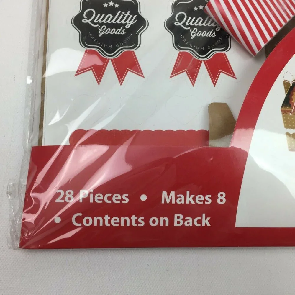 Treat Box Crafting Kit 28 Pieces Makes 8 Gift Boxes Baking Candy Making Holidays